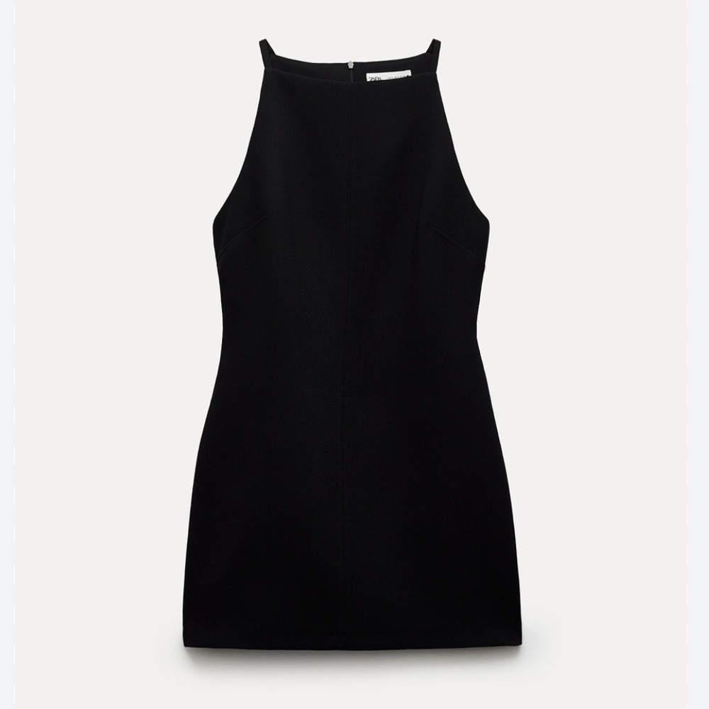 NWT Zara Halter Mini Dress (Sold Out) Medium